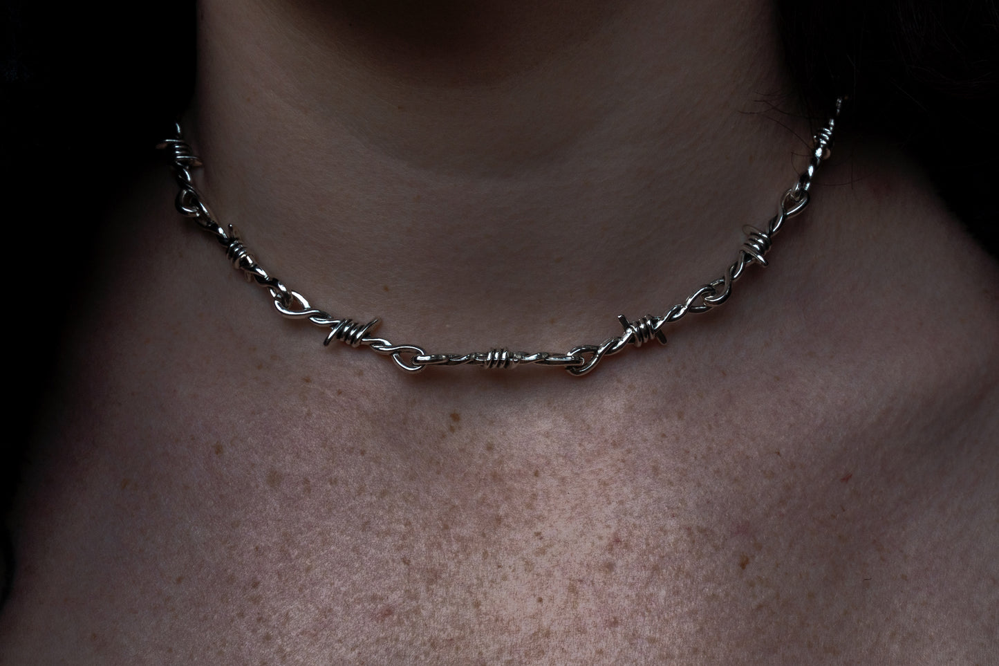 Barbed Wire Necklace
