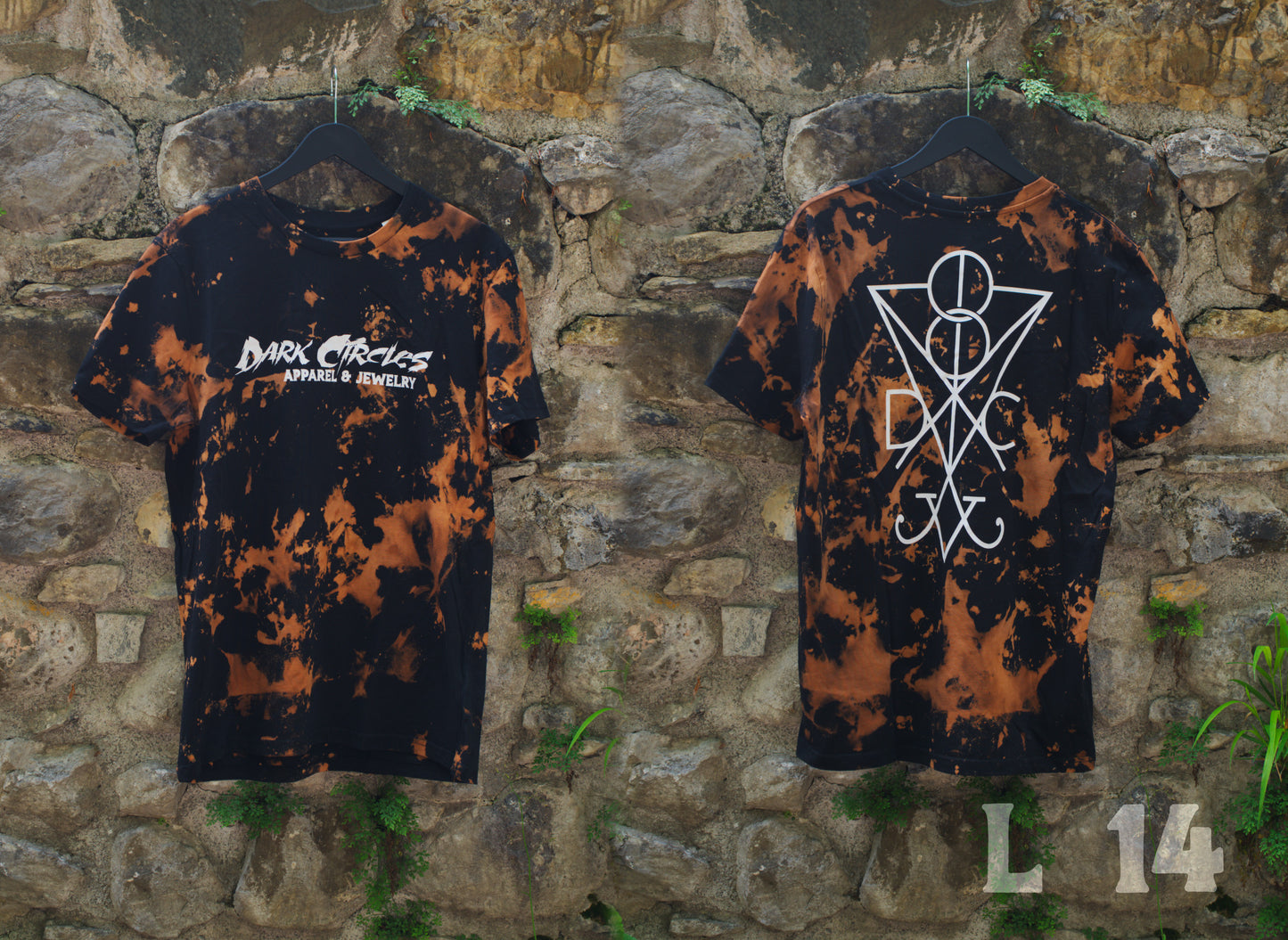 Custom Bleached 1of1 Dark Circles Shirt TShirt L - 14