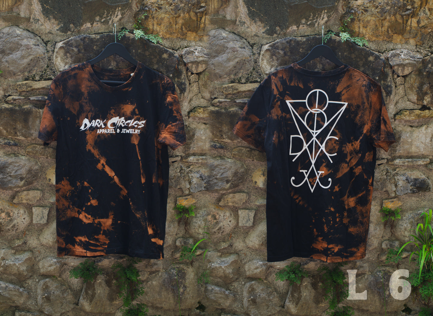 Custom Bleached 1of1 Dark Circles Shirt TShirt L - 6
