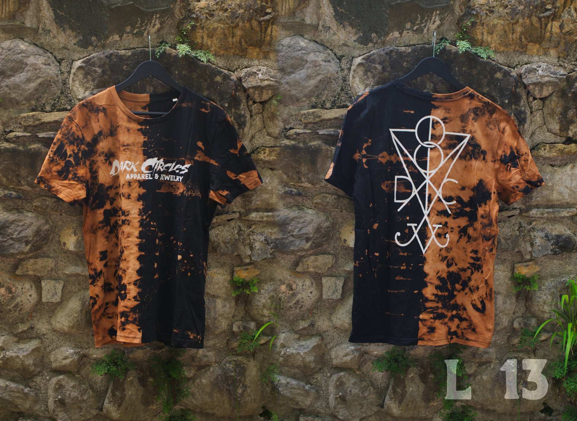Custom Bleached 1of1 Dark Circles Shirt TShirt L - 13