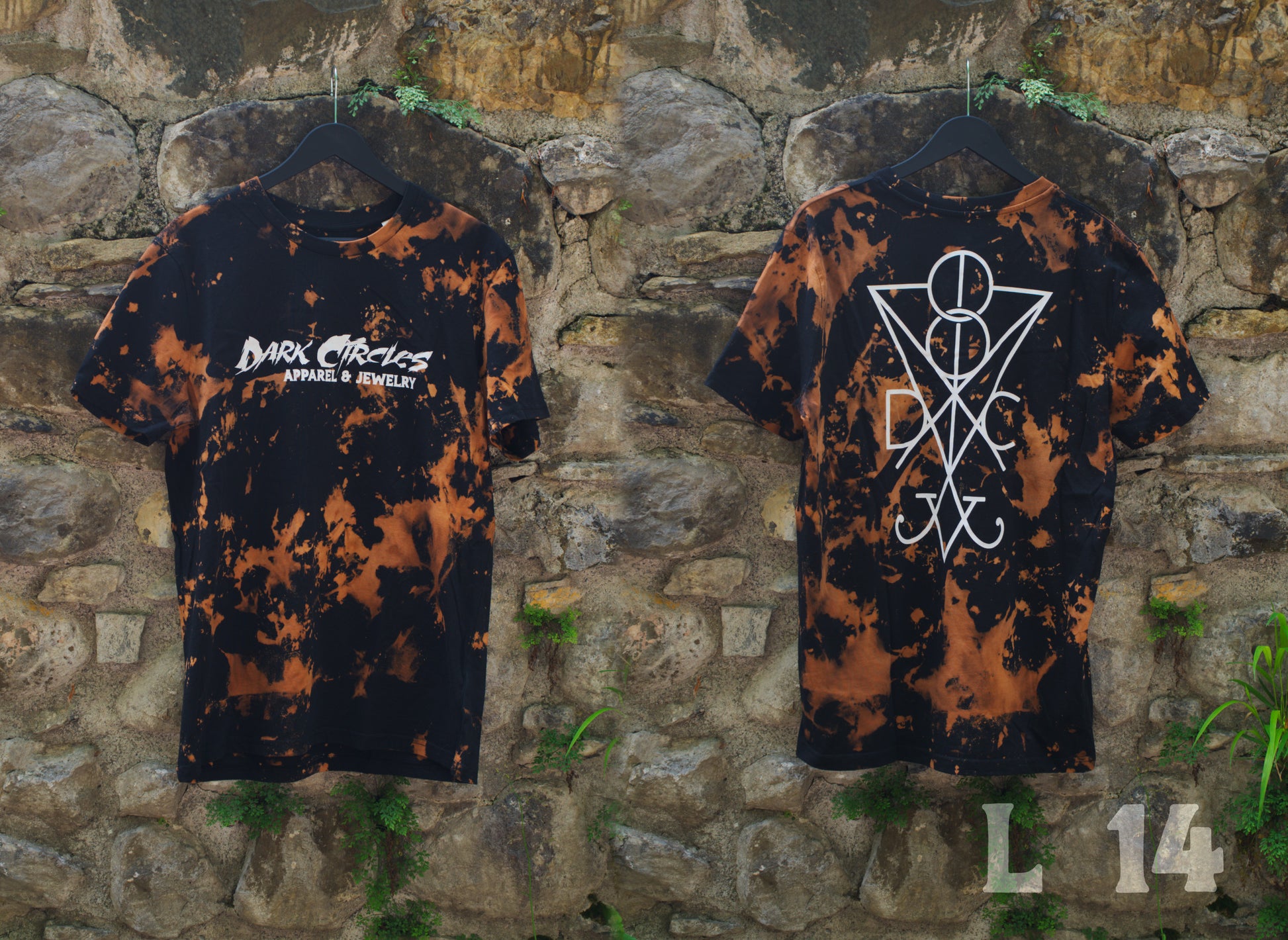 Custom Bleached 1of1 Dark Circles Shirt TShirt L - 14