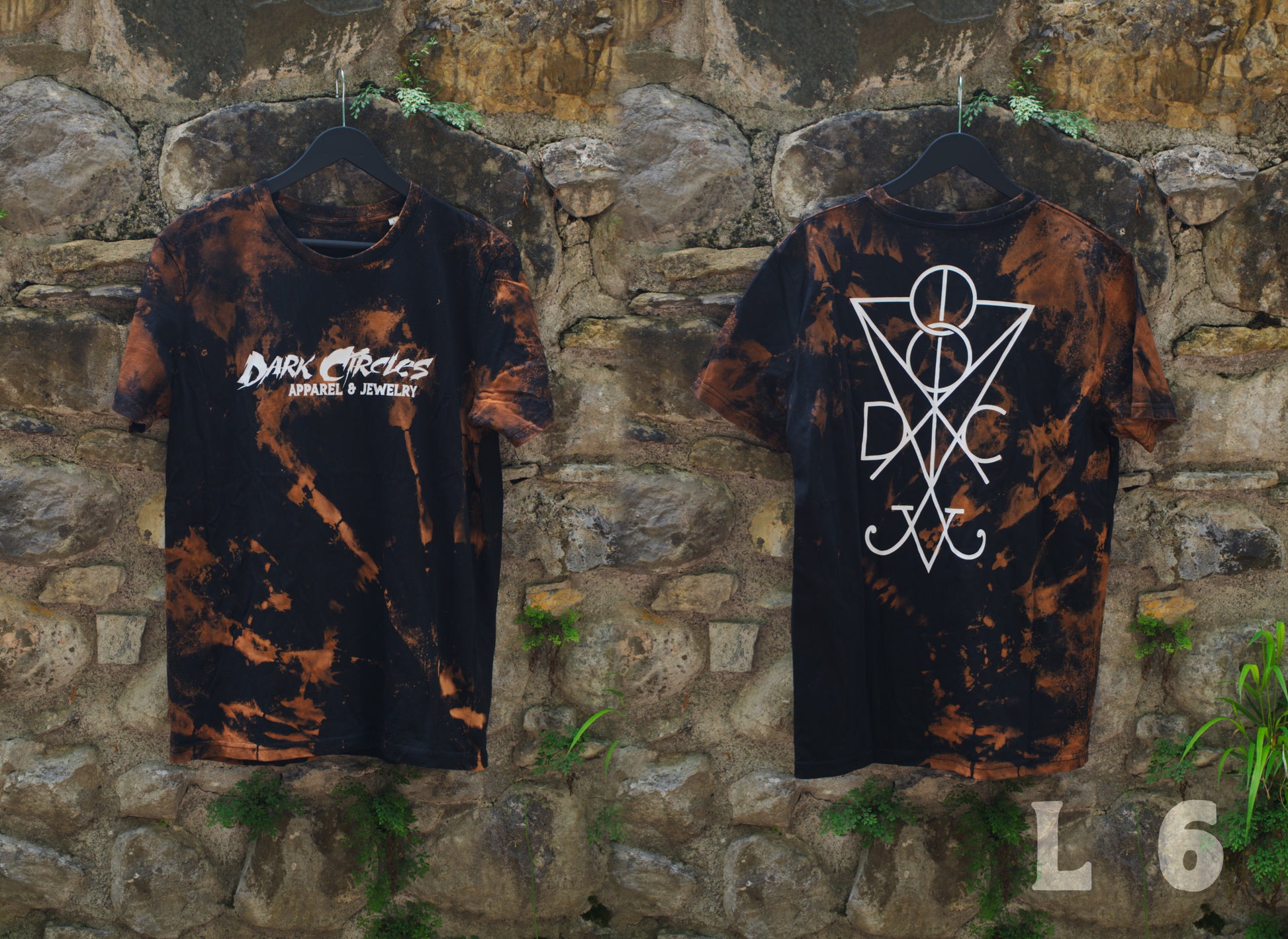 Custom Bleached 1of1 Dark Circles Shirt TShirt L - 6