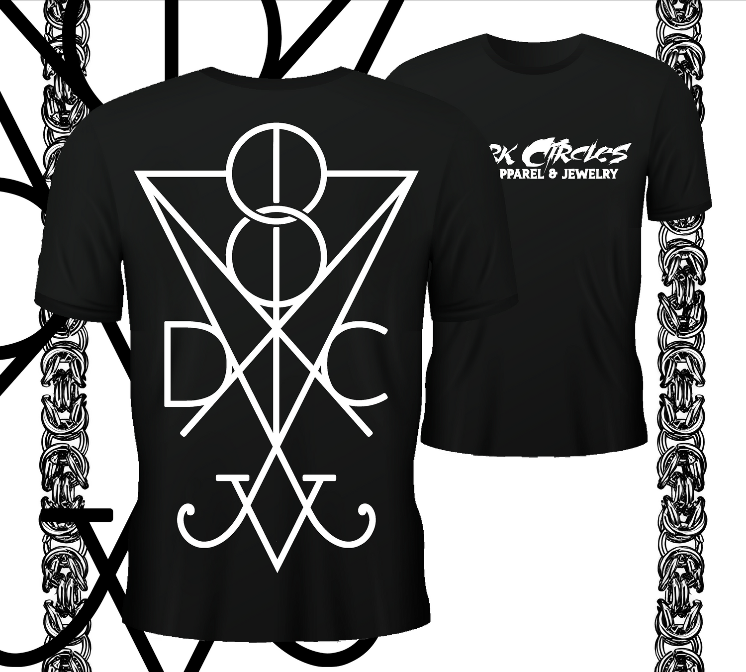 Dark Circles Sigil T-Shirt Mockup